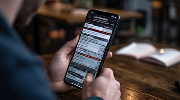 1_reading_reviews_on_phone