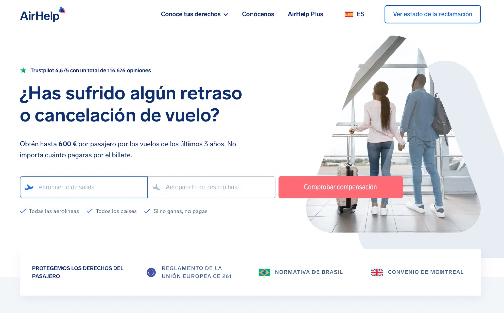 Airhelp – opiniones. ¿Qué opina del servicio ahora en 2024 ?