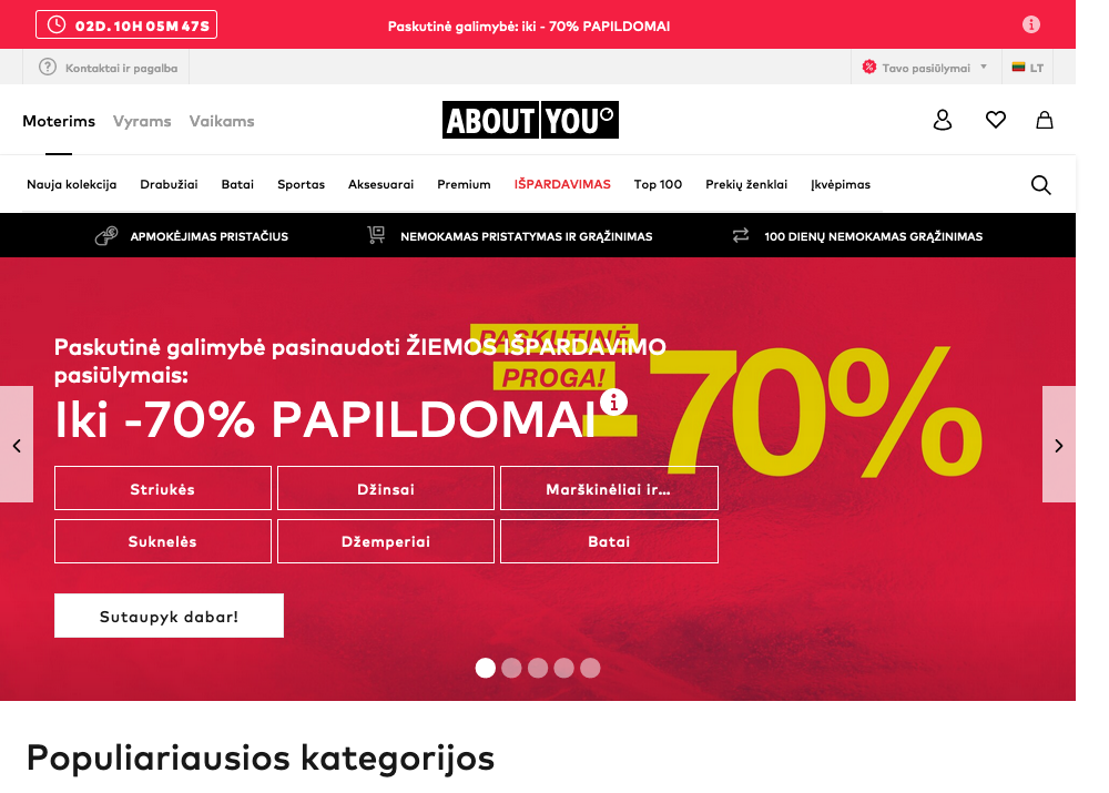 AboutYou – ar verta apsipirkti? Jūsų atsiliepimai ir patirtis