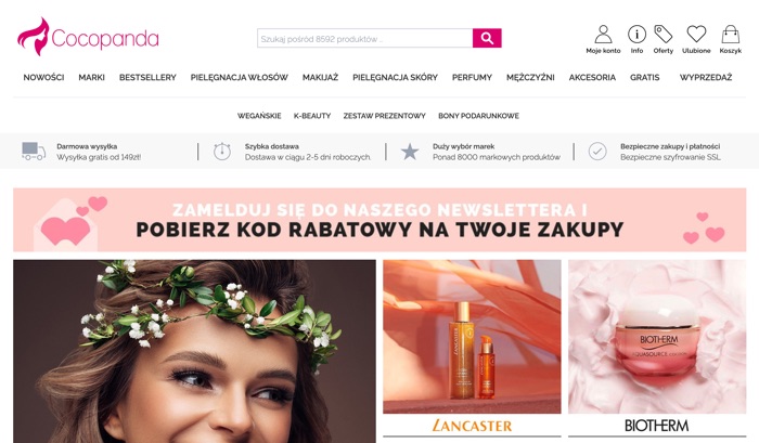 Cocopanda – sklep z kosmetykami dla kobiet i mężczyzn. Czy warto tu kupować? Wasze opinie